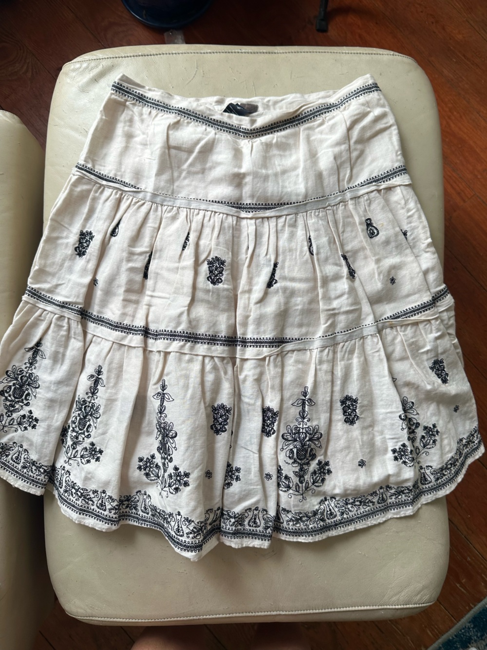 Beautiful Linen/cotton Lithe Skirt